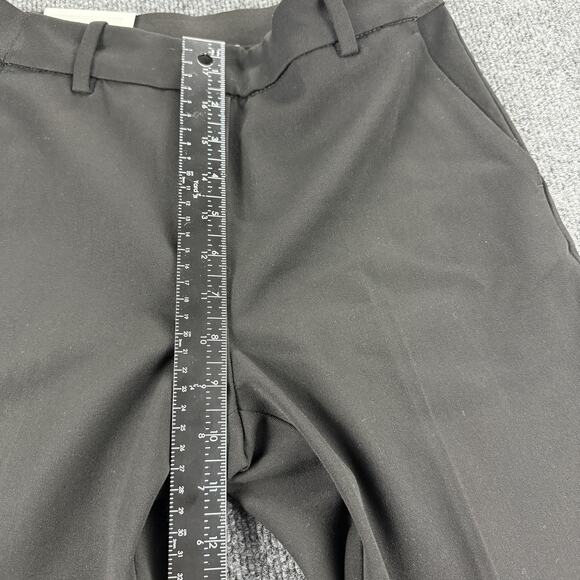 H&M Pants Womens 4 Black Slacks Regular Waist Ankle Length Elastic Conscious - Picture 6 of 14